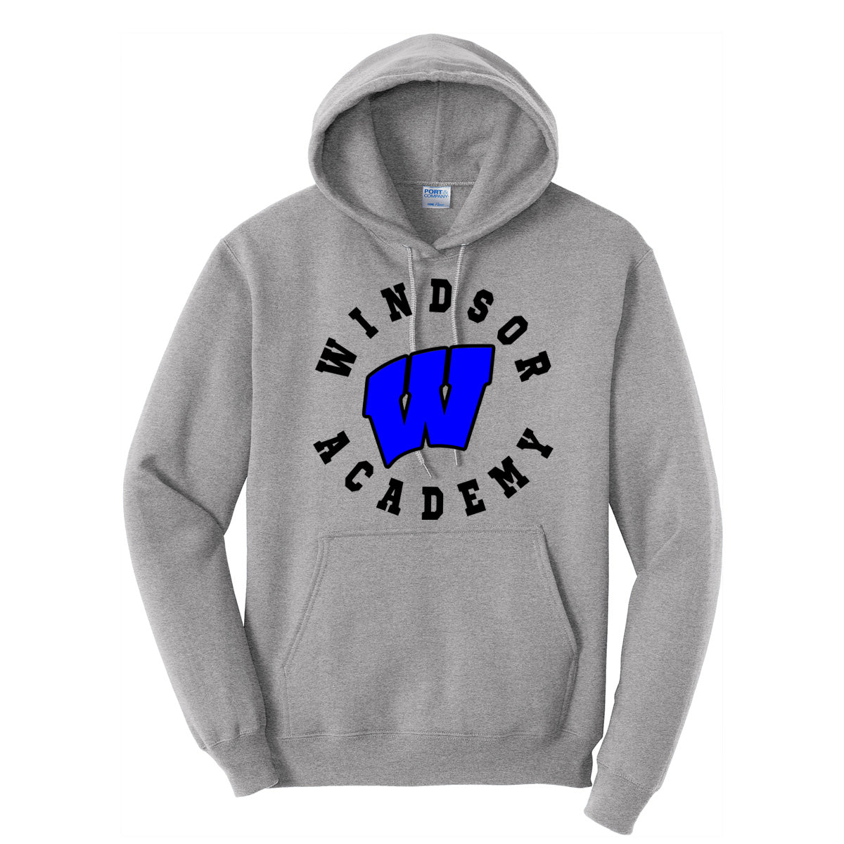 Windsor - Windsor Academy W Circle - Athletic Heather (Tee/DriFit/Hoodie/Sweatshirt) - Southern Grace Creations