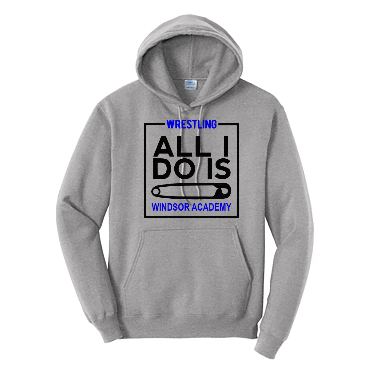 Windsor - Wrestling All I Do Is Pin - Athletic Heather (Tee/DriFit/Hoodie/Sweatshirt) - Southern Grace Creations