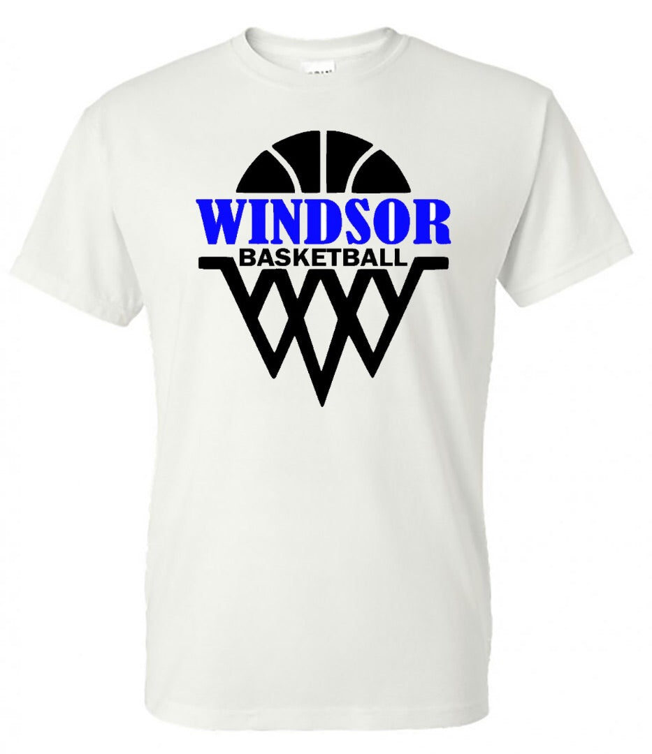 windsor - basketball - white (Tee/DriFit/Hoodie/Sweatshirt) - Southern Grace Creations