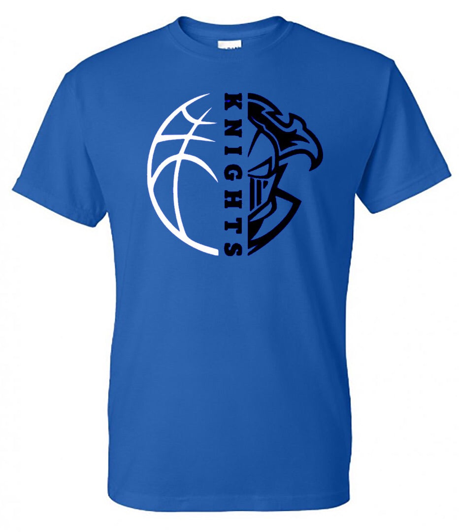 windsor - knights basketball half - royal (Tee/DriFit/Hoodie/Sweatshirt) - Southern Grace Creations
