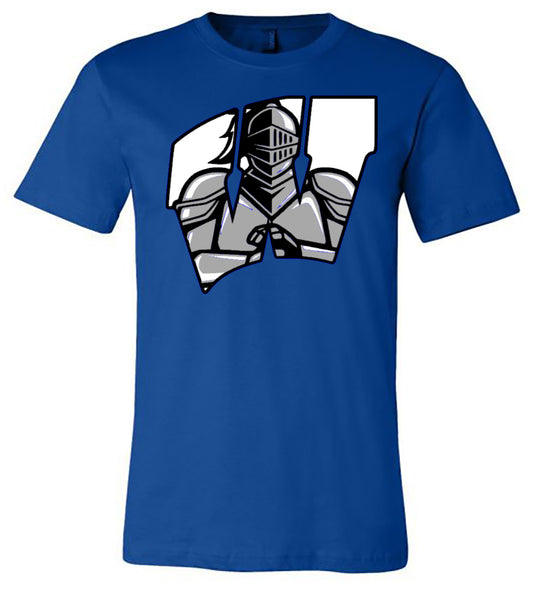 windsor - w with knight - royal (Tee/Hoodie/Sweatshirt) - Southern Grace Creations