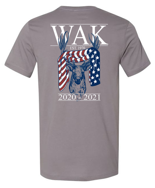 windsor - wak 2021 with deer and flag - Storm (Tee/Hoodie/Sweatshirt) - Southern Grace Creations