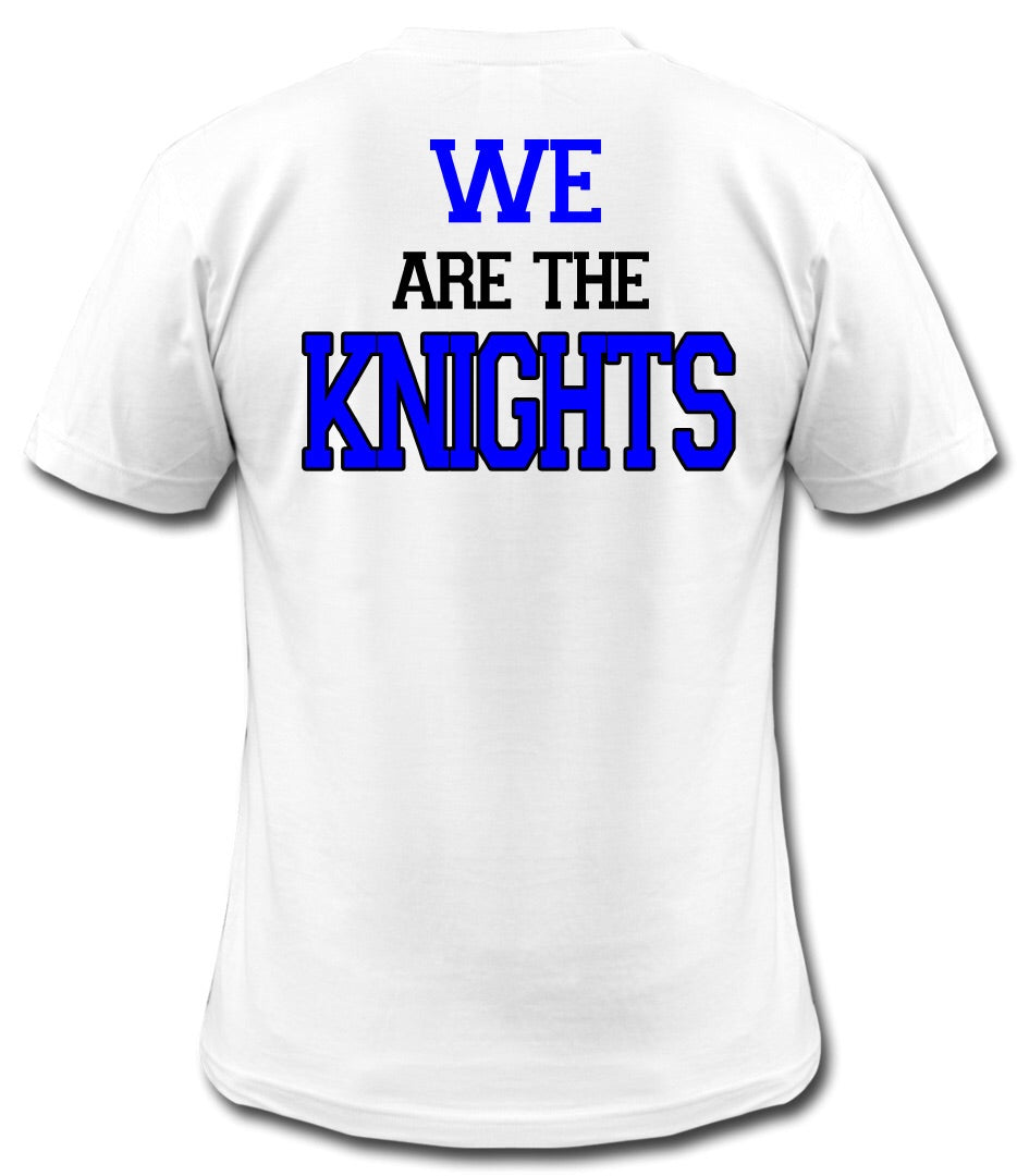 windsor - we are the knights (block font) - white (Tee/Hoodie/Sweatshirt) - Southern Grace Creations